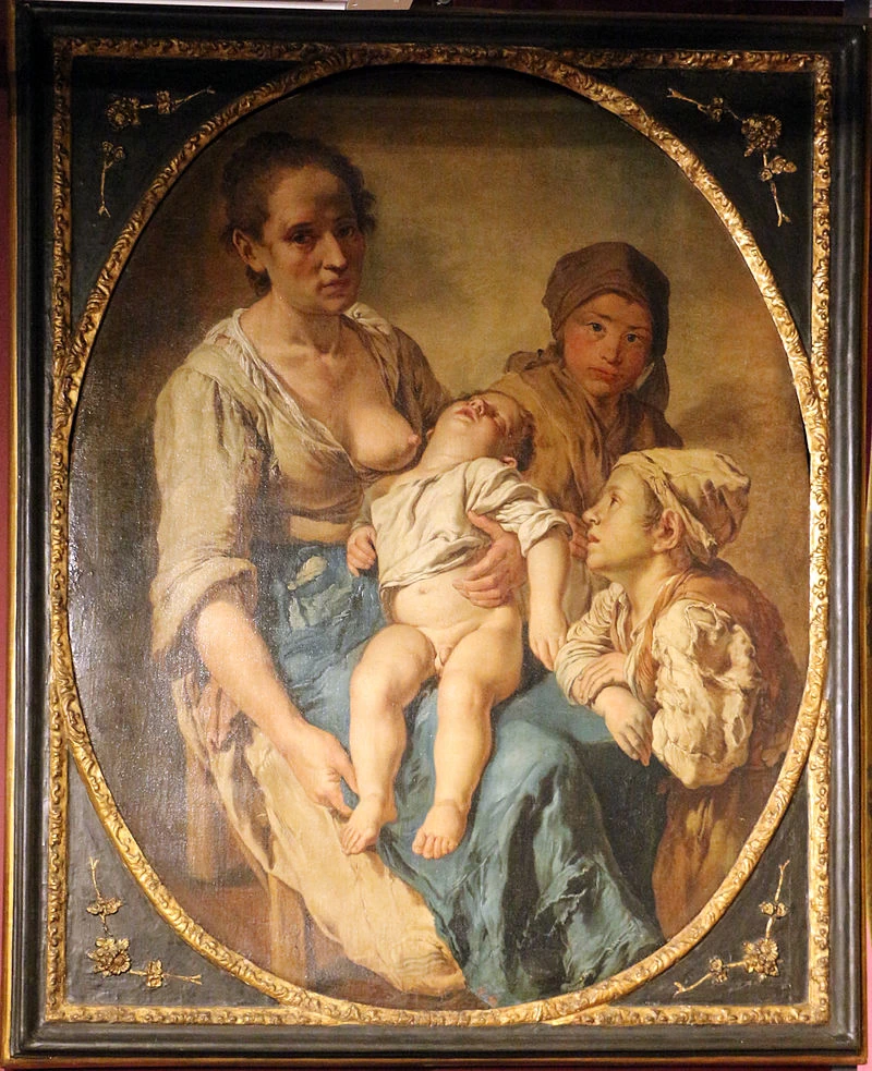 Giacomo Ceruti, il Pitocchetto - Donna con i figli